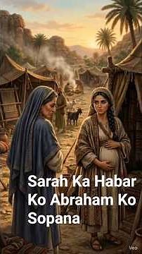 Sarah Ka Habar Ko Abraham Ko Sopana 😯| Abraham Story |Bible Story|Hagar Ka Bhagana #jesus #abraham