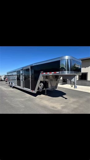 💥2026 Cimarron Stierwalt Signature Series 30’ Show Cattle Trailer💥 🔥WERM Flooring 🔥 AIR RIDE🔥 ☎ Call 406-254-0285 with Questions www.gfktrailersales.com 🔸Polished Aluminum 🔹110 V 30 Amp Package 🔸Extra LED Lights 🔹Diamond Plate Grey Flooring in Tack Room 🔸3 - 110 V Plug Ins in Stock Area 🔹6’ Tack Room with Side Ramp 🔸Boot Box 🔹Utility Hooks 🔸Generator Brackets 🔹Dome Lights 🔸Pop Up Vents 🔹24’ Stock Area with Side Ramp 🔸Two Traveling Center Gates with Swing Gate 🔹Rear Gate with S