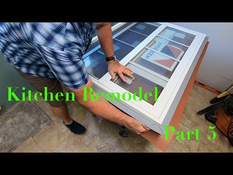 How to Install new Andersen windows on older brick home, Kitchen Renovation Part 5