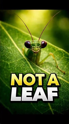 Praying Mantis Camouflage 😱 Not a Leaf!