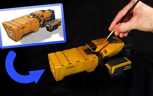 Kitbashed-自制胶板概念机模型