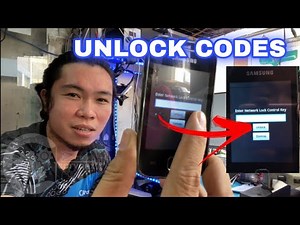 Unlock Samsung Galaxy | Enter Network Lock Control key
