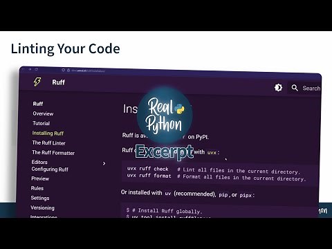 Run Ruff on Your Python Code: ruff check and ruff rule Explained