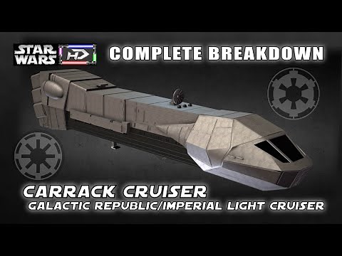 The heaviest armed/armored Imperial cruiser? The Carrack Cruiser -Star Wars Hyperspace Database