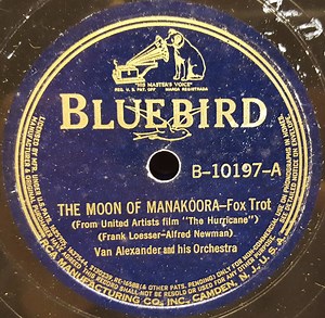 Van Alexander And His Orchestra - Moon Of Manakoora / Another Night Alone