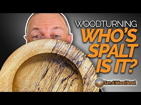 Woodturning Spalted Bowl - Video