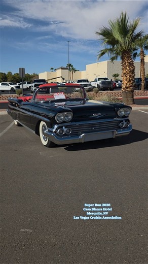 This is one cool 1958 Chevy Impala Convertible #chevrolet #chevy #impala #chevylife #classiccars