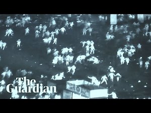 Las Vegas shooting: newly released CCTV captures chaos