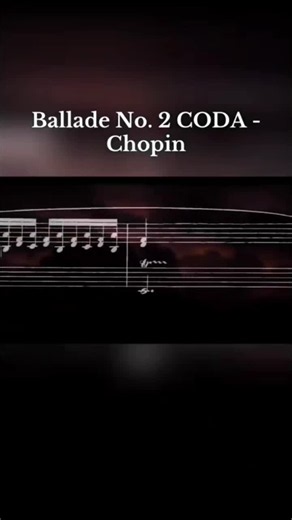 Ballade No. 2 CODA - Chopin (Animated Sheet)