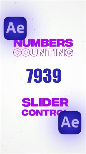 Magic | Video editor on Instagram: "GET all my PROJECT FILE link in bio 🔗. Number counting Animation using Slider control in AE. STEP TO FOLLOW: Step 1 : take any eg no like: 9000 step 2 : search SLIDER CONTROL in effects panel. step 3 : click TEXT and hold ALT + CLICK the source. step 4 : connect to the SLIDER CONTROL step 5 : in expression type Math.round() step 6 : animated the number using keyframes and your done. Follow for more value @aftermagics #aftereffects #tutorials #editing #editor 