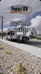1.9K views · 145 reactions | ***New Model Alert*** The all new 2025 Vortex 4016CTG from Genesis Supreme RV’s is built for that extra looong vacation at the sand dunes! With an RV King bed, quad slides and 16 feet of cargo length for your toys! Head over to www.parrisrv.com NOW to read up on this toy hauler! #genesissupremerv #2025vortex4016ctg #vortextoyhauler #toyhauler #parrisrv #parrisrvlife #idaho #utah #adventure | Parris RV | Facebook