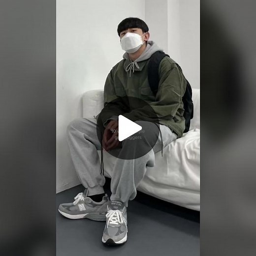 10 ways to style grey joggers - follow for more outfit inspiration #mensfashion #mensstyling #mensoutfit #streetwear #mensstreetstyle #mensstreetwear #streetfashion #menswear