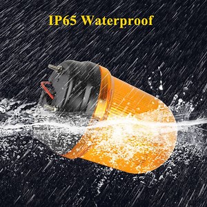 [Hot Item] 15W Amber LED Strobe Light Forklift Flashing Rotary Warning Beacon Light