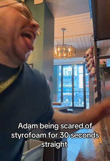 Adam's Hilarious Fear of Styrofoam