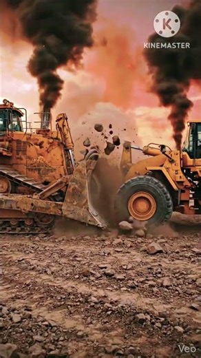 “Bulldozer vs Loader: Who Will WIN This Monster Showdown? 😱”