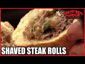 How to Grill Shaved Steak Rolls | Recipe