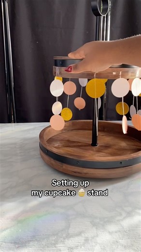 Cupcake Stand Set Up #baking