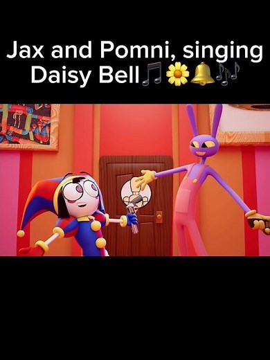 Jax & Pomni Singing Daisy Bell (Duo) || The Amazing Digital Circus #tadc #satoshi #shorts