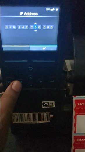 How to configure IP in Sato CL4NX printer