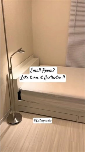 Small Bedroom Makeover Korean Style | Minimal Cozy Korean Aesthetic #aestheticvideo #homedecor