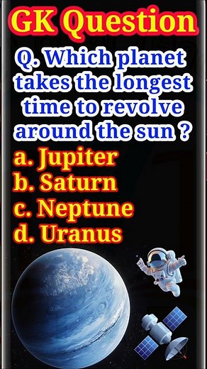Solar System Quiz 🚀 General Knowledge Questions and Answers For Competative Exams #ssc #railway #gk