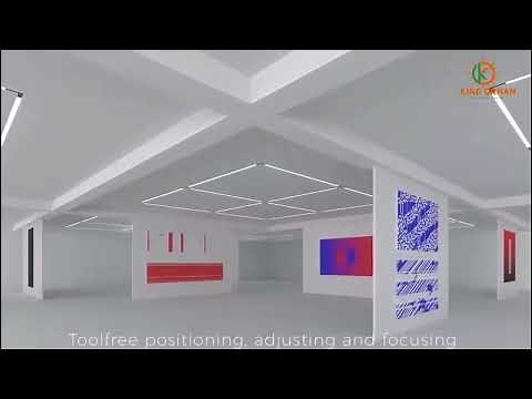 How to install magnetic track light | Magnetic track installation | Magnetic Track Light System