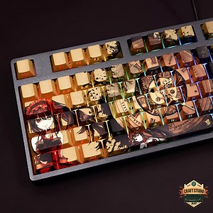 Tokisaki Kurumi Anime Custom Keycaps Set 108 – Artisan Handmade PBT for Mechanical Keyboards Cherry MX – Gift for Gamer - Etsy