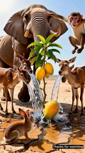 Zebra Saves a Mango Tree 😭🌳 #ai #animals #nature #shorts