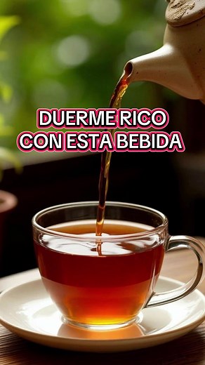 Bebida relajante natural para dormir profundo