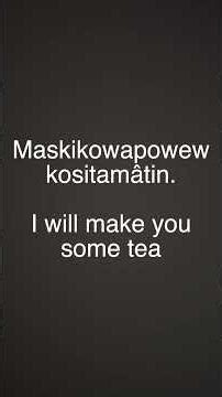 Learn Plains Cree Language & Culture