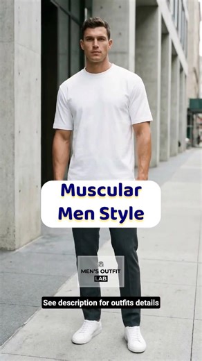 Best Outfits for Muscular Men (Style & Fit Guide)