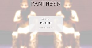Khufu Biography | Pantheon