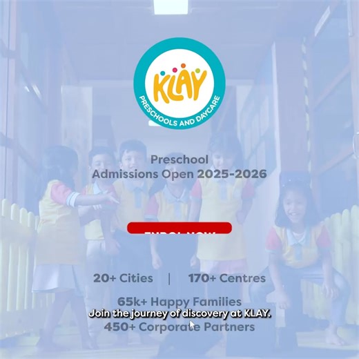 Curiosity, creativity, confidence—it begins at KLAY  Join a preschool that believes in nurturing questions, building confidence, and shaping futures ▶️ Enrol Today! | KLAY Preschools and Daycare | Facebook
