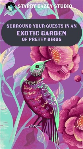 Ethereal Maximalist Chinoiserie Wallpaper