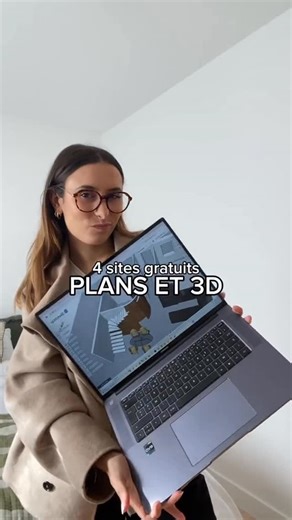 Maëlys ♡ on Instagram: "Mes 4 sites gratuits pour faire vos plans et 3d ! 💓 abonnez-vous :) #interiordesign #archistudent #architecture #architectureinterieur #3d"