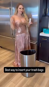 Best way to insert your trash bags This video was created by Network Media and Tommy Wind | Tips, Tricks & Funny Clips