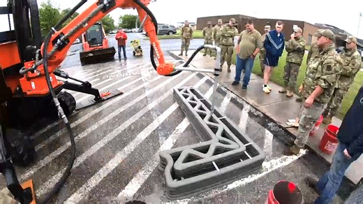 Breaking barriers and paving the way! Watch as The Maryland Air National Guard 175th Civil Engineer Squadron demonstrates the capabilities of the X-Hab 3D Concrete Printer. The 175th CES is the first Air National Guard unit to own this kind of 3D Concrete Printer. 👏 The 175th CES also had an opportunity to showcase their new printer in Washington, D.C. Check out the link below to view all the pictures! 👇 https://bit.ly/3XHPu53 #AirNationalGuard | Maryland National Guard