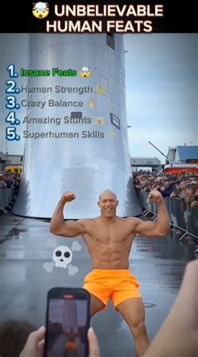 Ranking the Most Unbelievable Human Feats 🤯🔥 #Shorts