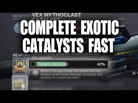 How To Complete Exotic Catalysts FAST - Destiny 2 Trick