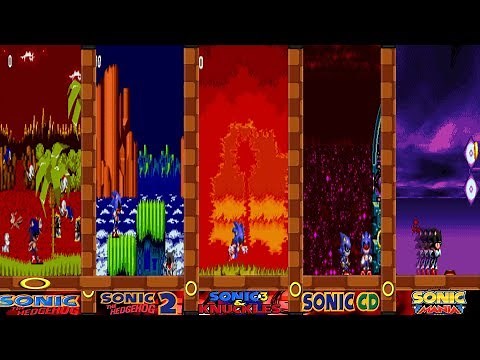 Sonic.EXE in Sonic 1,2,3&K,CD and Mania