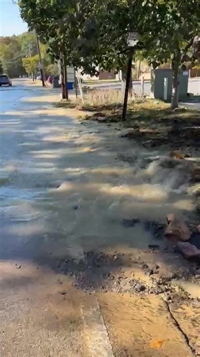 35K views · 212 reactions | Water main break on Seton drive: vid from a Cumberland on patrol follower: | Cumberland on Patrol | Facebook