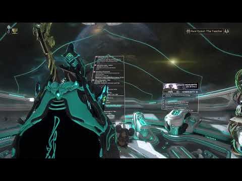 Warframe chilling in Space