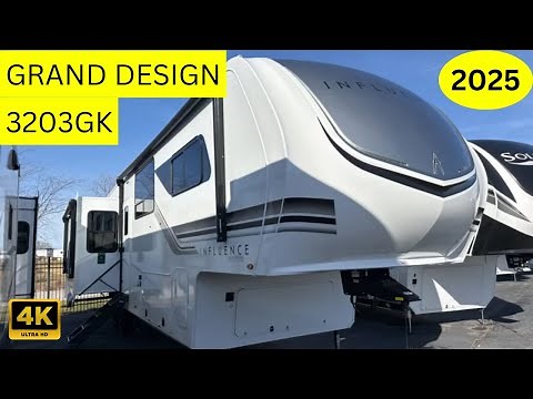 2025 Grand Design Influence 3203GK Walkaround Luxury Fifth Wheel Tour by The Videopreneur