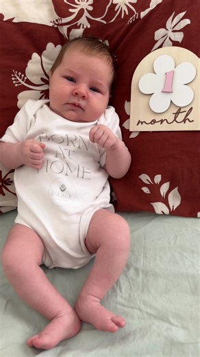 505K views · 25K reactions | Little Sia Esther is growing too fast — I can’t believe she’s already 1 month old!  At her check-up we found out she’s getting so tall, even off the charts! Our sweet girl is growing beautifully. 殺 | CookingwithSammy | Facebook