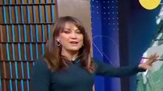 GMA's Ginger Zee shows off her fit figure in sexy leather pants live on air