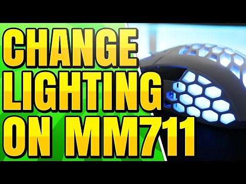 How to Change Lighting on the Cooler Master MM711 With and Without Software