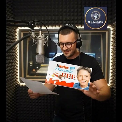KINDER ČOKOLADA / Mile Vasiljević Voice Over