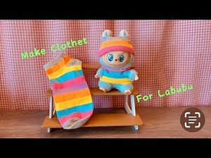 How to make clothes and hat for Labubu🐽pattern is on🧢👚