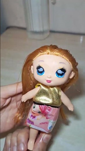 HOW I saved this doll's ruined hair 😱 #dollrestoration #hairfix #diy