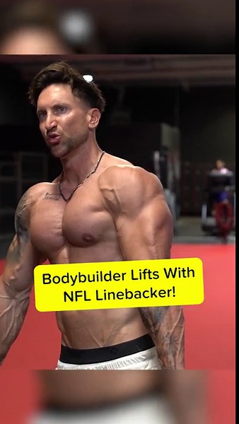 Bodybuilder Attempts NFL Linebacker Workout For Gains